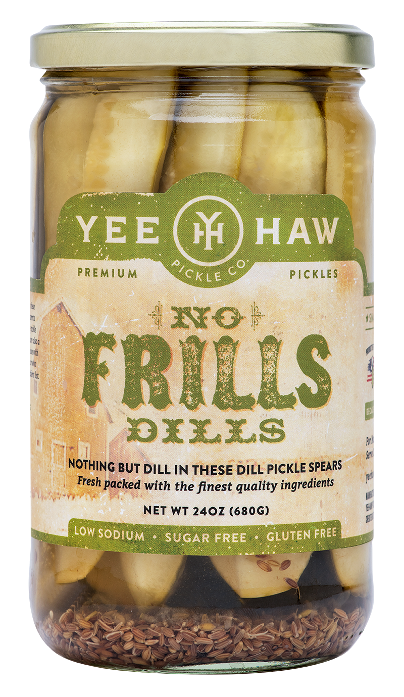 No Frills Dills – YeeHaw Pickle Company